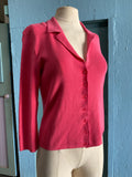 Y2K Bebe pink cardigan sweater