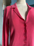 Y2K Bebe pink cardigan sweater