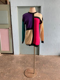 90's Colorblock long sweater