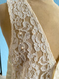 90's Ivory laced vest top