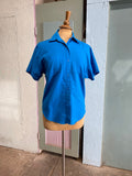 90's -Y2K Turquoise short sleeve shirt