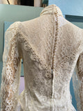 Ivory laced Victorian bridal style top