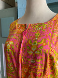 60-70’s Psychedelic Pink & orange mod dress