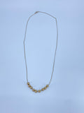 Sliding Gold Ball Necklace