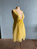 60's Baby Yellow baby doll nighty