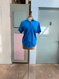 90's -Y2K Turquoise short sleeve shirt