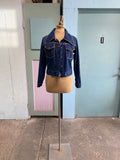 60-70's cropped denim jacket