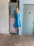 60-70's baby blue mod top