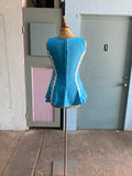 60-70's baby blue mod top