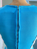 60-70's baby blue mod top