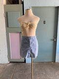 90's Light wash denim skort