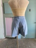 90's Light wash denim skort