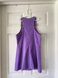 70's Purple overall jumper dress