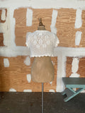 Y2K White crochet laced bolero