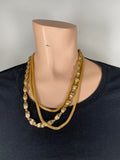 Vintage Gold layered necklace