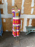 90's Boho Jams world maxi dress