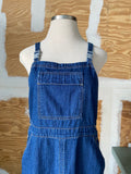 90's Denim overall plus size dress