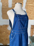 90's Denim overall plus size dress