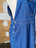 90's Denim overall plus size dress