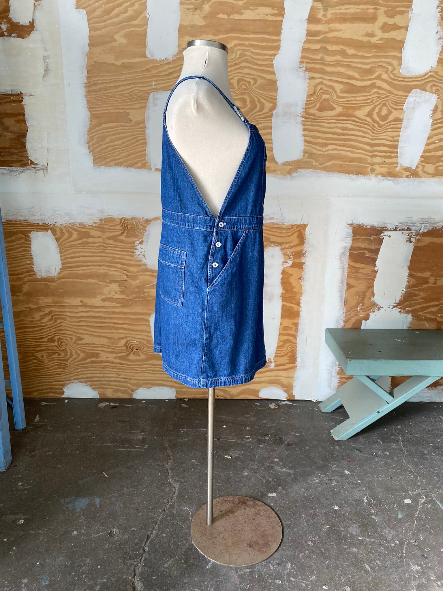 90's Denim overall plus size dress – Vida Antigua Collective