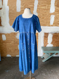 90's Bill Blass Denim short sleeve plus size dress