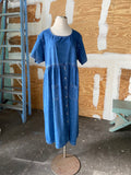 90's Bill Blass Denim short sleeve plus size dress