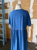 90's Bill Blass Denim short sleeve plus size dress