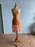 Y2K DKNY sheer raw silk skirt