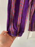 Guatemalan Purple woven embroidered overall