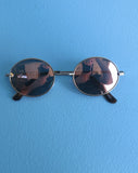 Oval mirror sunglasses