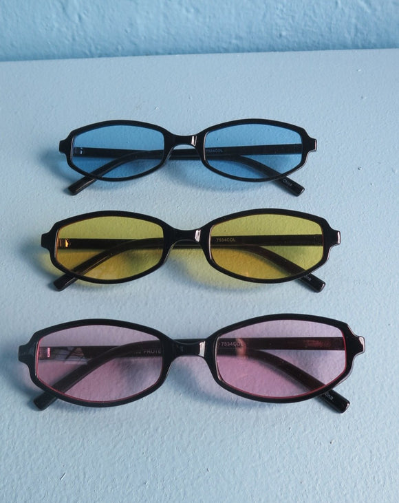 Late Ractangle Goggle Retro rectangle goggle sunglasses – Vida Antigua Collective