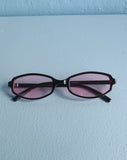 Retro rectangle goggle sunglasses