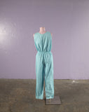 1990's Turquoise Jumpsuit