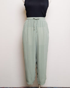 1990's Jones of New York Sage green striped pants