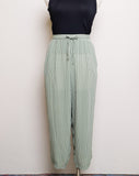 1990's Jones of New York Sage green striped pants