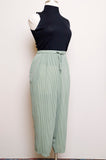 1990's Jones of New York Sage green striped pants