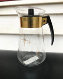 Mid century Atomic Stardust carafe