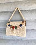 Japanese Crochet Straw handbag. 䁣 䁣