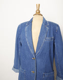 1990's Denim Blazer with pockets