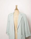 1990's Sage green blazer jacket with pockets