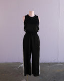 Black Sporty Jumpsuit