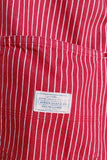 1990's Ralph Lauren Red & White pinstriped work wear jacket