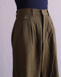 1990's Army green high waist pants