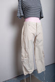 Y2K Tommy jeans khaki cargo capri pants