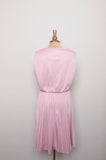 1970's Lilac sleeveless dress with pleated skirt