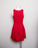 1990's Red Hot Mini halter dress