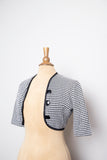 1960's Black & White checkered bolero jacket