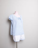 Homemade Retro Baby blue gingham 2 pc short set