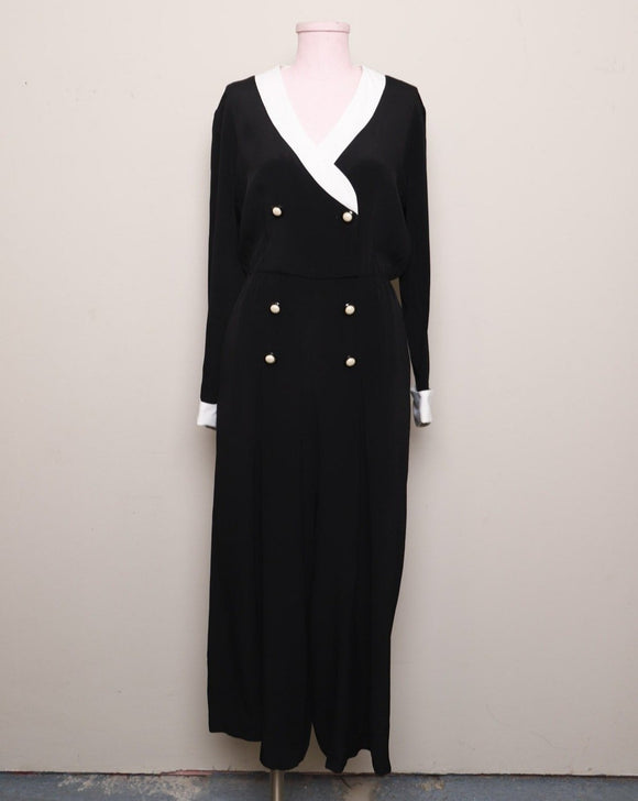 1990's Tuxedo jumpsuit