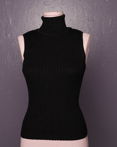 Express Black Glitter ribbed turtleneck